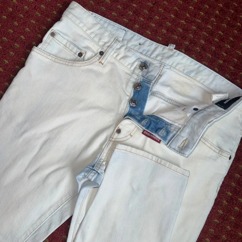 DSQUARED2 Skater Jean Mens 48 (33) Light Blue Excellent Made in Italy Slim Fit